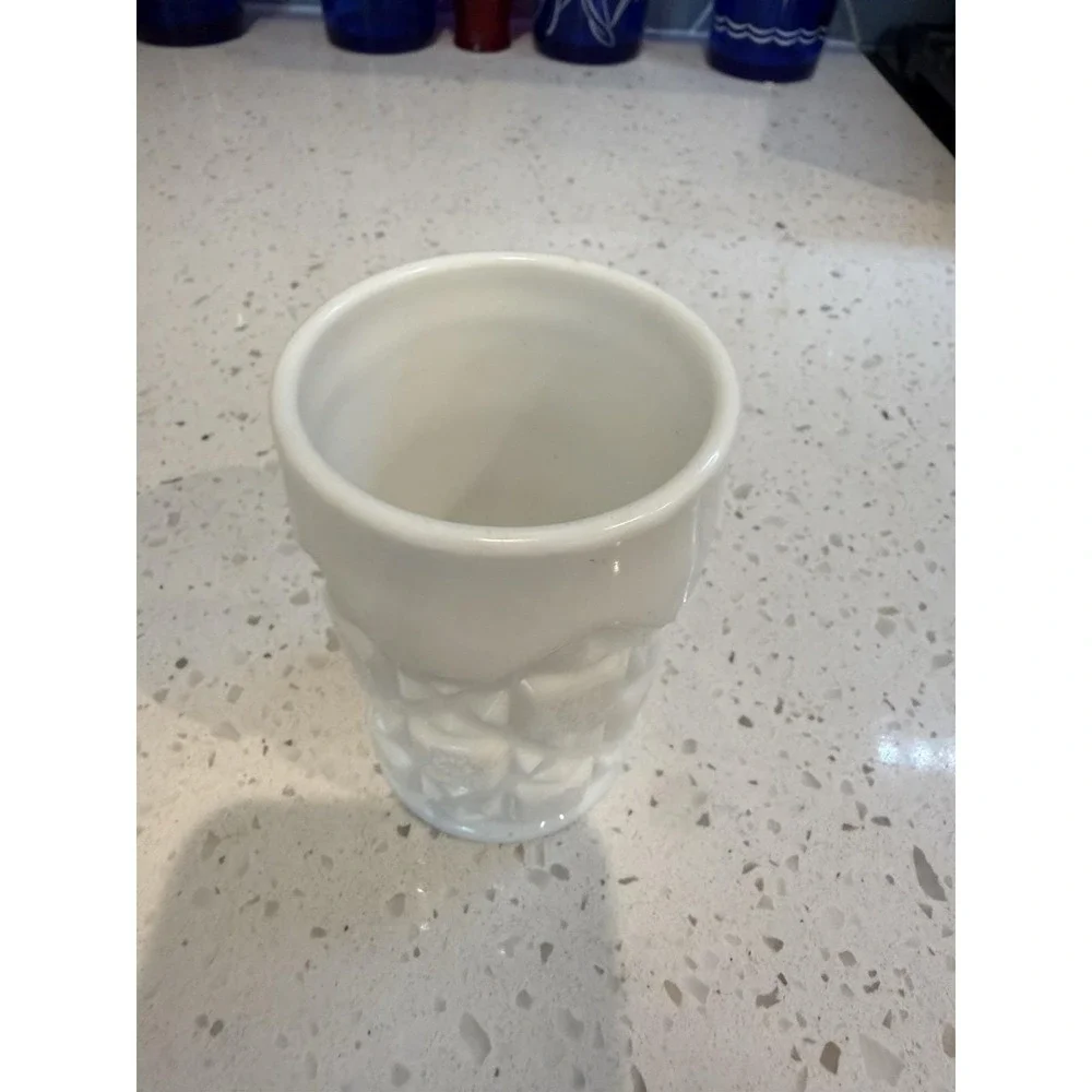 Westmoreland Old Quilt Milk Glass 4